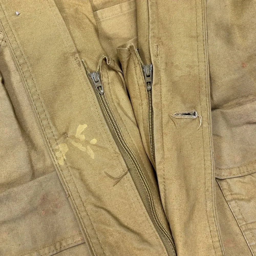 Winchester Field Jacket Mens Tan Fair Canvas Corduroy Shooting Hunting Coat